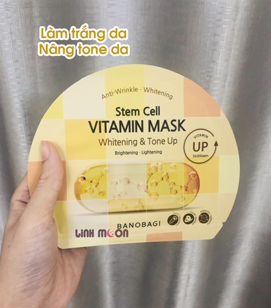 (VAT) Mặt nạ Banobagi STEM Tone Up - Vàng (hộp 10m)