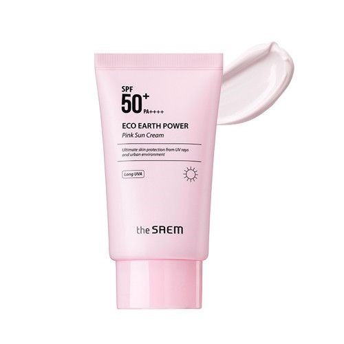 Kem Chống Nắng The SAEM Eco Earth Power Pink Sun Cream SPF50+ PA++++
