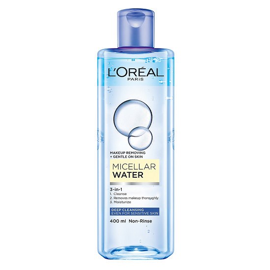 Nước Tẩy Trang L'Oreal 3 In 1 Micellar Làm Sạch Sâu (400ml)