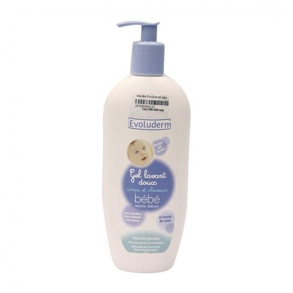 Sữa Tắm Gội Trẻ Em Evoluderm Gel Lavant Doux Bébé (500ml)