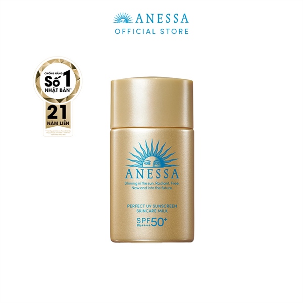 Kem Chống Nắng ANESSA Vàng Mini 20ml - Da Dầu