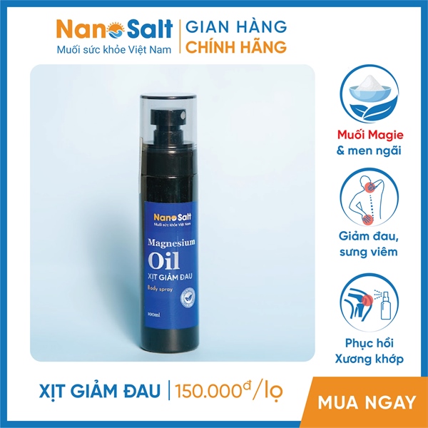 Combo Xịt Giảm Đau + Muối Ngâm Chân