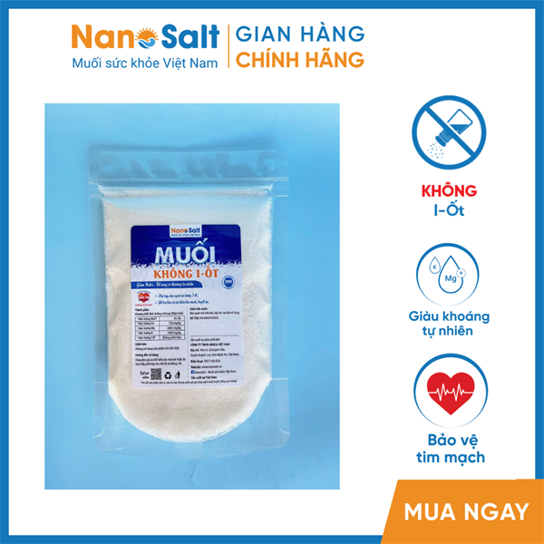 3 túi muối không i ốt