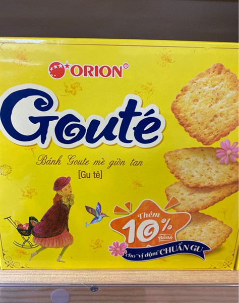 Bánh Goute Mè Giòn Tan-10 Gói