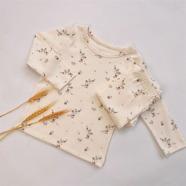 Set đồ ngủ thun cotton hoạ tiết hoa lá