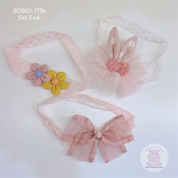 BDB01 Set băng đô bé
