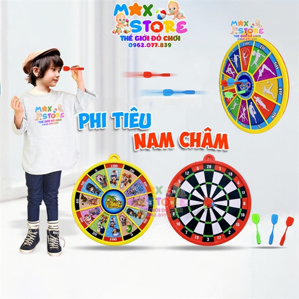 Bảng phi tiêu nam châm nhựa ĐK 30cm