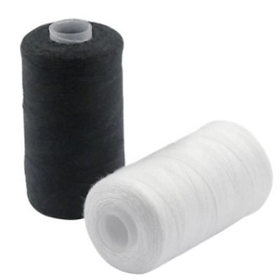 Cuộn chỉ khâu đen, trắng, nhiều màu ( vỉ nguyên 10c)