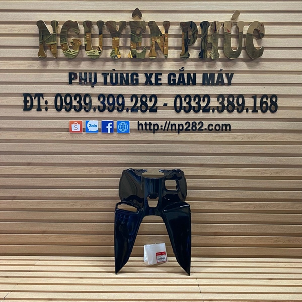 Yếm khóa Vision 24 Đen Bóng NH1 xe bản Cổ Điển Bánh trước 16