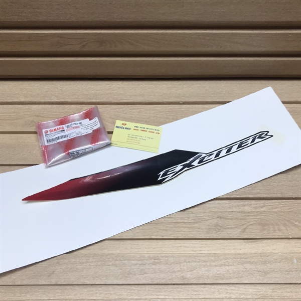 Tem sườn Ex 09 chử Exciter Đỏ trên Trái ( xe Đỏ )