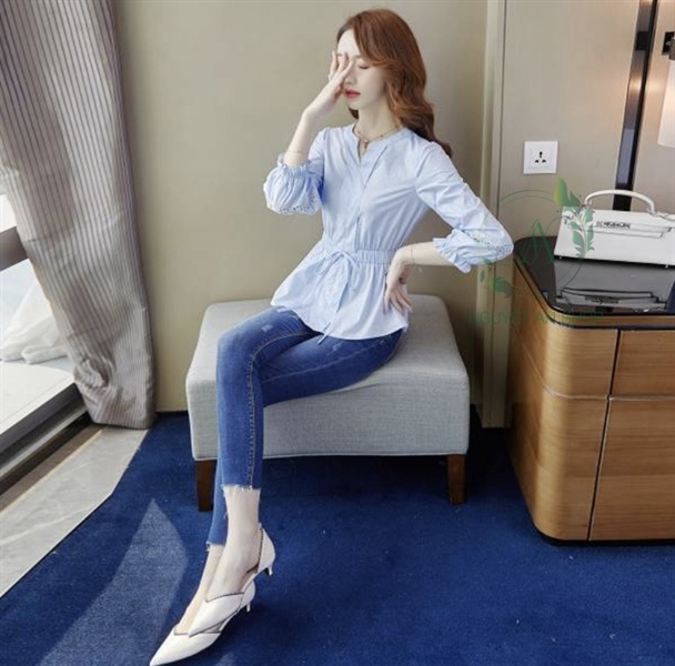 Áo sơ mi nữ tay lỡ