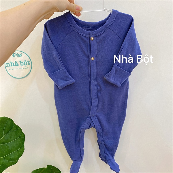 Sleepsuit Nhiều hãng 021221 xanh trơn