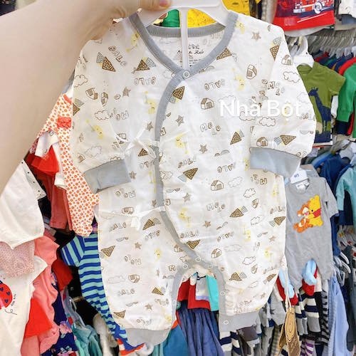 Sleep Suit Molo Balo 290421 trắng hình chữ