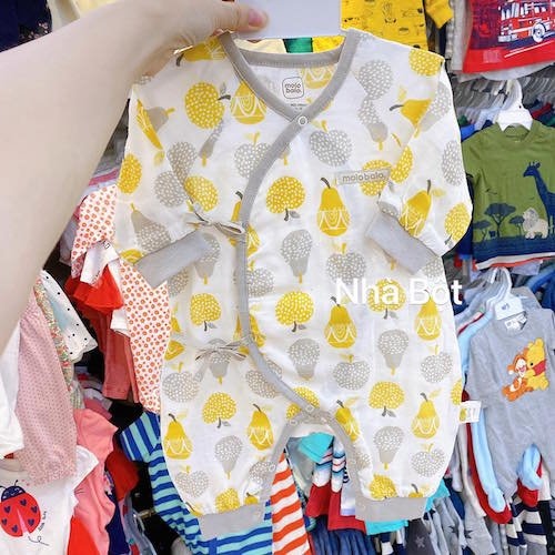 Sleep Suit Molo Balo 290421 trắng táo lê