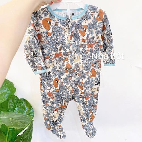 Sleep Suit Nhiều Hãng 010421 kem cây và cáo