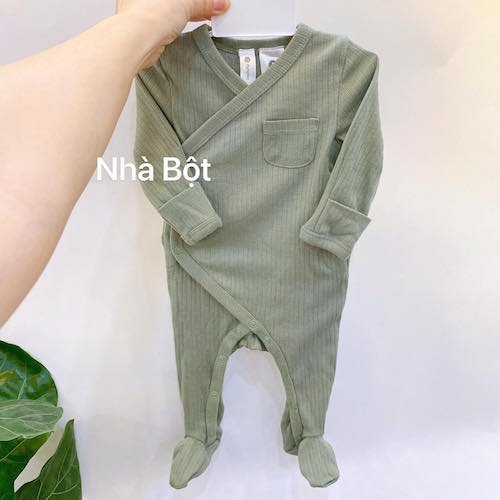 Sleep Suit Nhiều Hãng 010421 xanh trơn