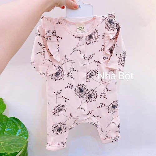 Sleep Suit Nhiều Hãng 010421 hồng hoa đen