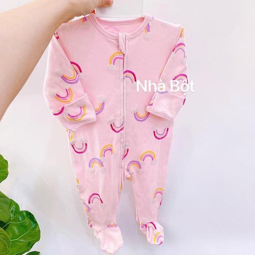 Sleep Suit Nhiều Hãng 010421 hồng cầu vòng