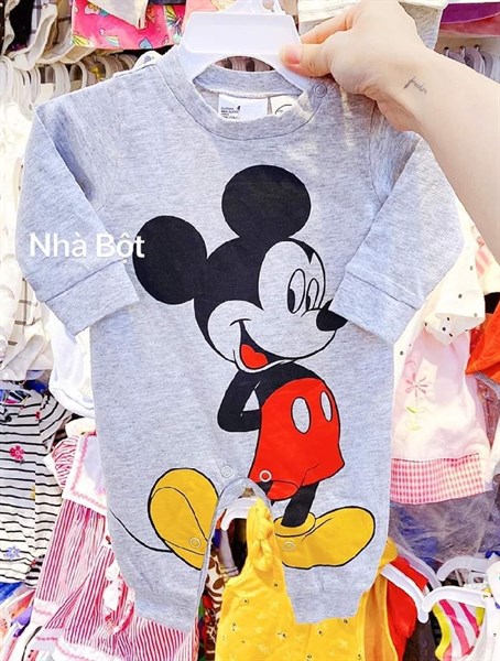 SLEEP SUIT H&M-Chuột Mickey xám