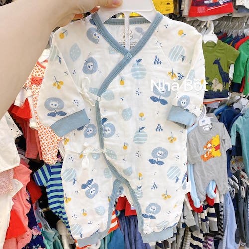 Sleep Suit Molo Balo 290421 trắng táo xanh