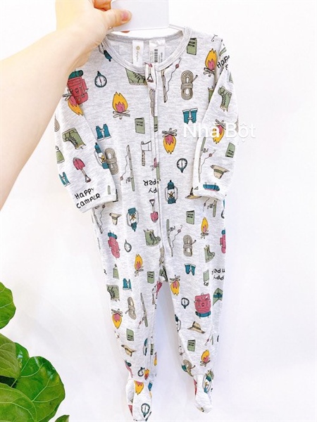 Sleep Suit Nhiều Hãng 010421 xám nhiều hình