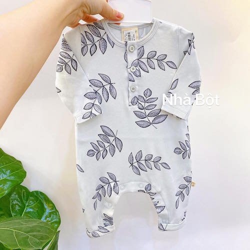 Sleep Suit Nhiều Hãng 010421 xanh hình lá