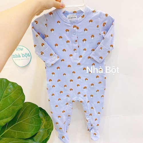 Sleep Suit Seed 180521 xanh cây nấm