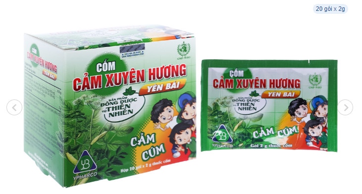 Cốm CẢM XUYÊN HƯƠNG Yên Bái (Hộp 20 gói)