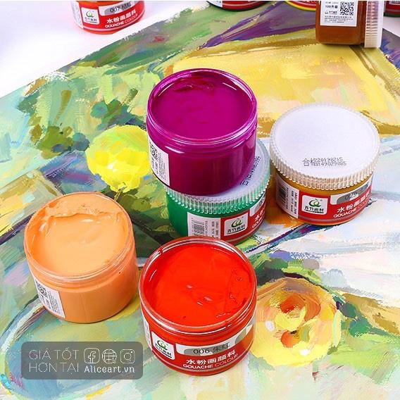 MÀU WAT GOUACHE CHINJOO 100ML 051 ĐEN