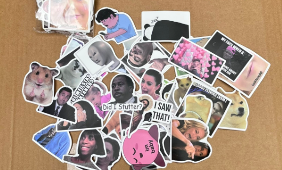 TÚI 50 STICKER MEME CHỐNG THẤM NƯỚC
