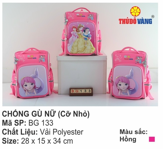 BALO HỌC SINH BÉ TRAI BE GÁI BL147-2 TDV