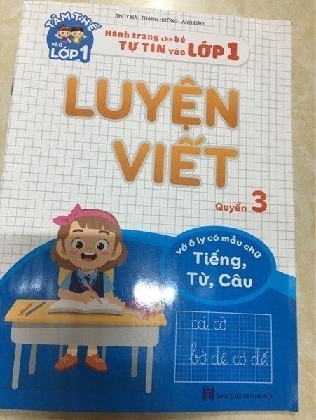 LUYỆN VIẾT QUYỂN 3 VỞ ÔLY CÓ MẪU CHỮ TIẾNG,TỪ,CÂU -50