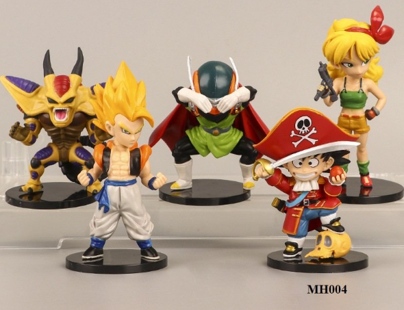 MH004 bộ 5 mô hình Dragon Balls 11cm