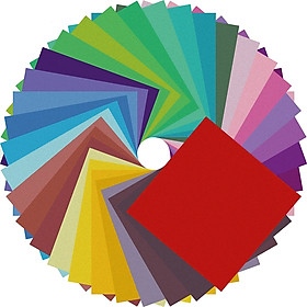 GIẤY THỦ CÔNG Origami 7cm, tập 100 tờ 10 màu