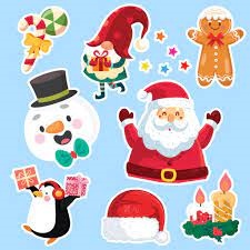 Sticker tấm Noel