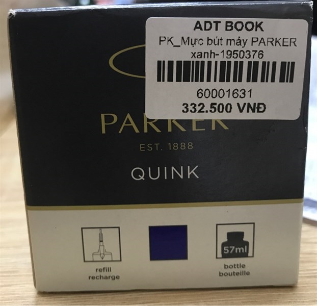 Mực bút máy cao cấp Parker xanh-1950376