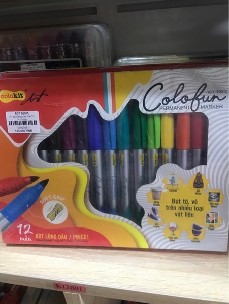 Bút lông dầu PM-C01 - 12 màu