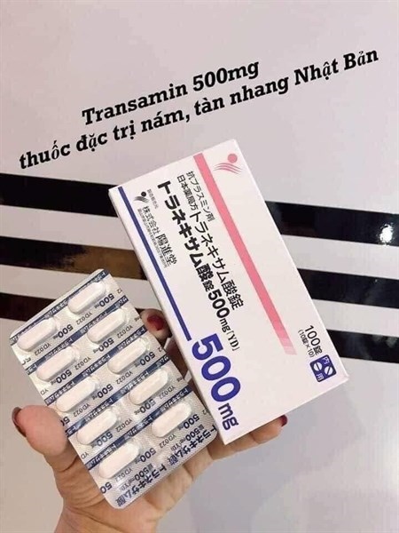Viên uống trị nám transamin 100v