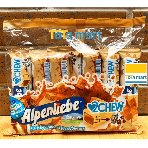 Kẹo Mềm Đường Đen Alpenliebe Lốc/16Cây