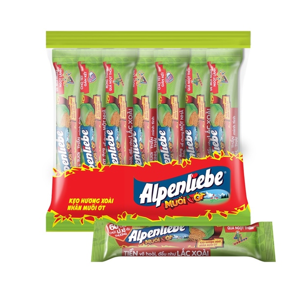 Kẹo Hương Xoài Muối Ớt Alpenliebe Lốc/16Cây