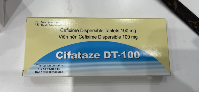 Cifataze (cefixime) 100mg H1*10