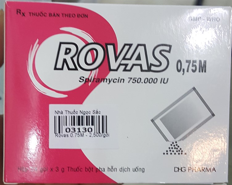 Rovas 0.75M gói/3g h/24 t/2592