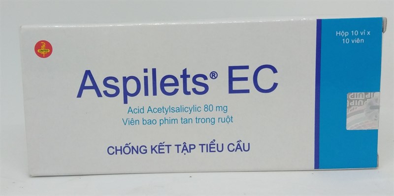 ASPILETS EC 80mg TAB B/10BLX10
