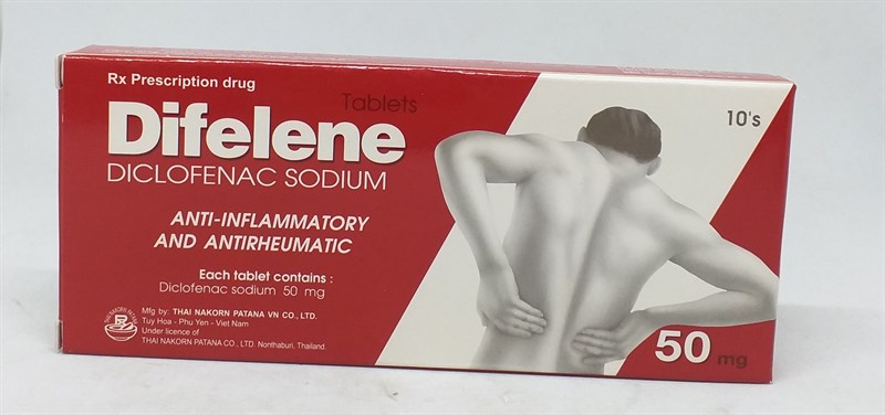DIFELENE 50MG 1x1x10 VIÊN