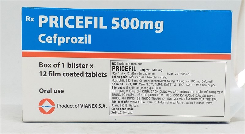 Pricefil 500mg