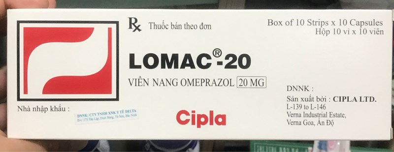 Lomac 20mg(Hộp /10 vỉ x10 viên)