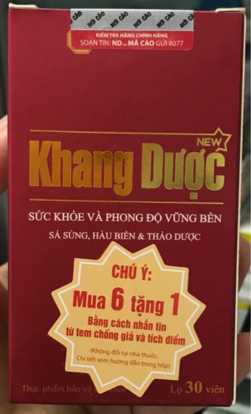 Khang dược (lọ 30 viên)