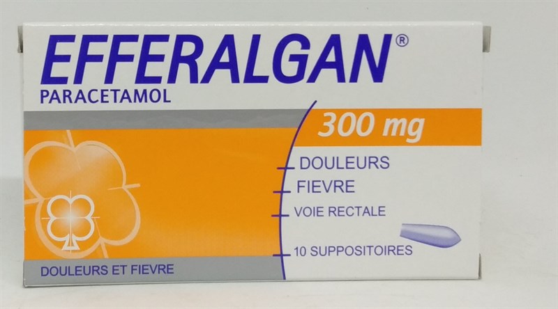 EFFERALGAN 300MG SUPPO B/10