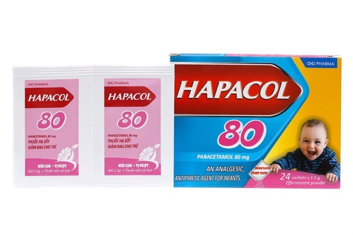 Hapacol 80 gói/1.5gr h/24 t/3456