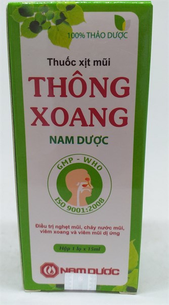 TTX02 -Thông xoang Nam Dược (Lọ 15ml)